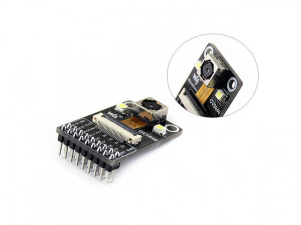 OV5640 Camera Board (C), 5 Megapixel (2592x1944), Auto Focusing, Onboard Flash