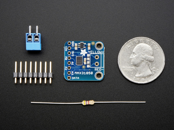 Thermocouple Amplifier with 1-Wire Breakout Board - MAX31850K