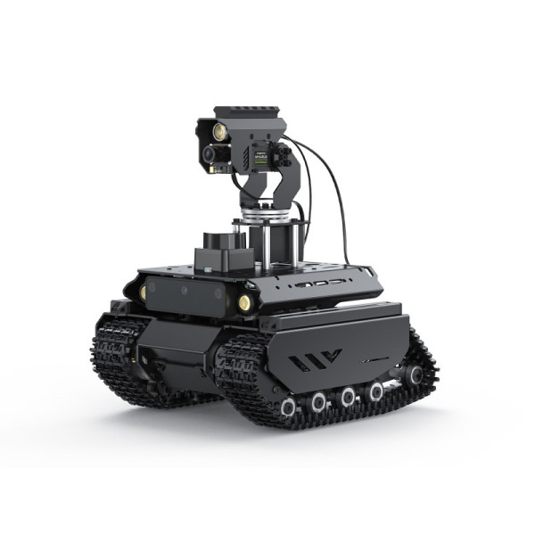 UGV Beast ROS 2 Open-source Off-Road Tracked AI Robot, Dual controllers, Computer Vision, All-metal