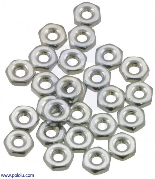 Machine Hex Nut: #2-56 (25-pack)