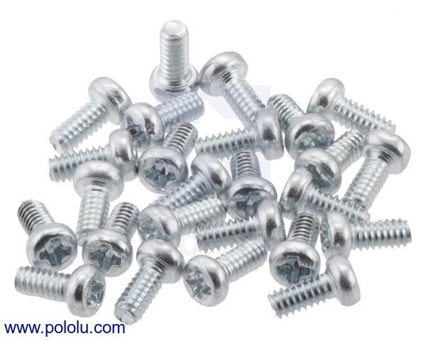 Machine Screw: #2-56, 3/16″ Length, Phillips (25-pack)